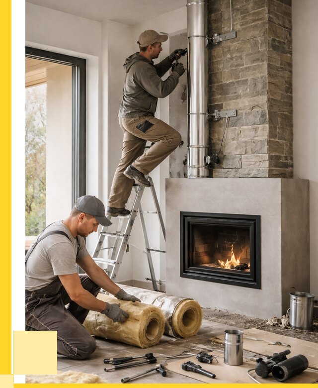 Монтаж дымоходов для каминов в Елизове от 15192 р. ЭриданЛзв