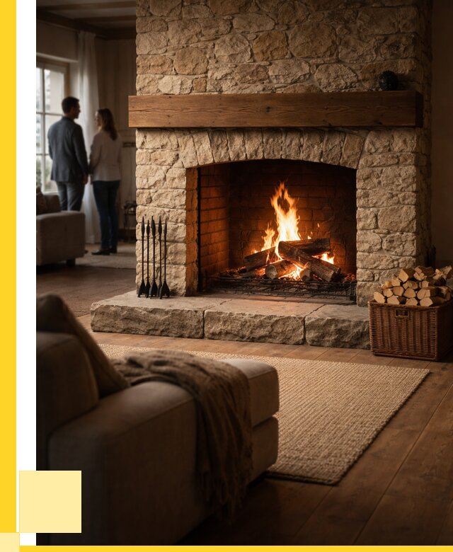 Открытые камины под ключ в Елизове от 151920 р. ЭриданЛзв