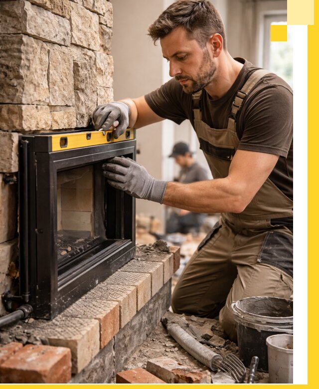 Дровяные камины под ключ в Елизове: монтаж, обустройство