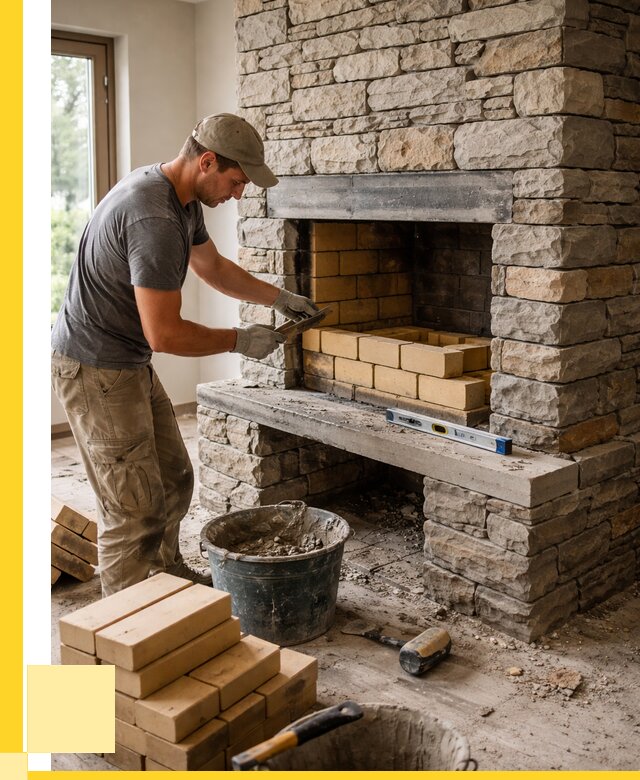 Кладка каминов и камина в Елизове от 25320 р. ЭриданЛзв