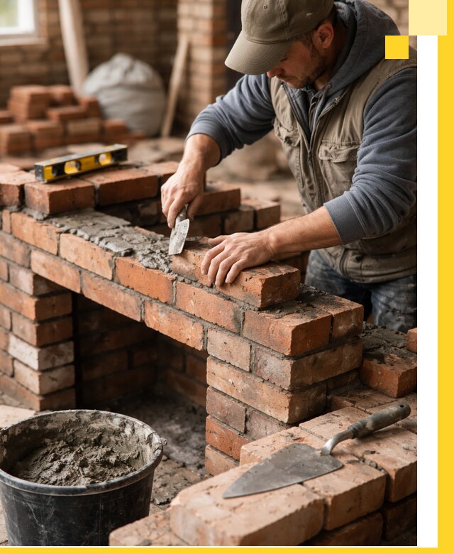 Кладка каминов под ключ в Елизове профессиональная отделка и монтаж