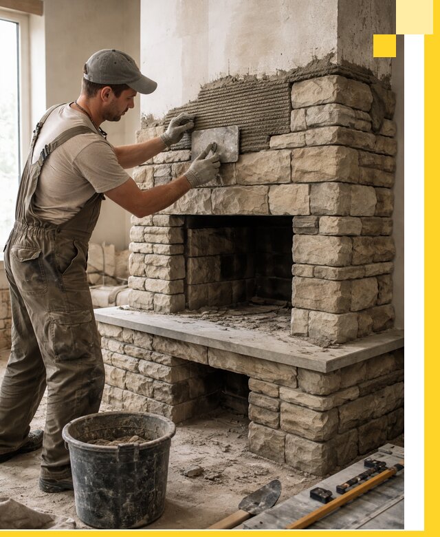 Строительство каминов под ключ в Елизове от проектирования до монтажа