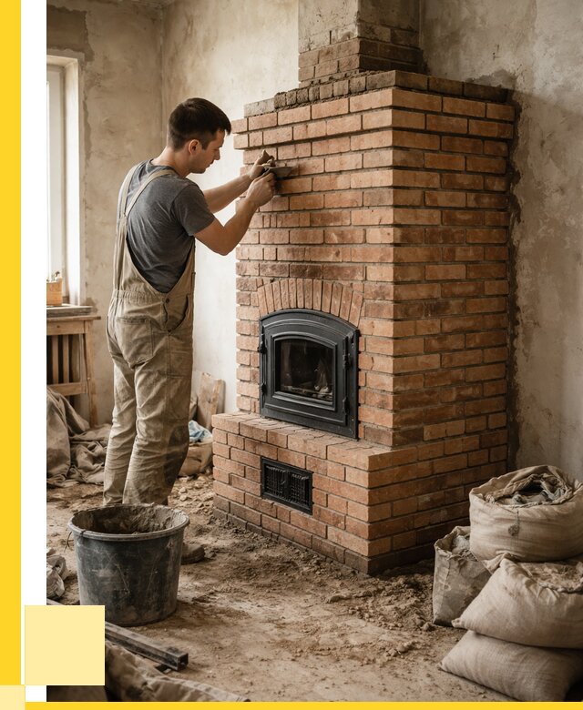 Строительство печей в Елизове от 65832 р. под ключ, ЭриданЛзв