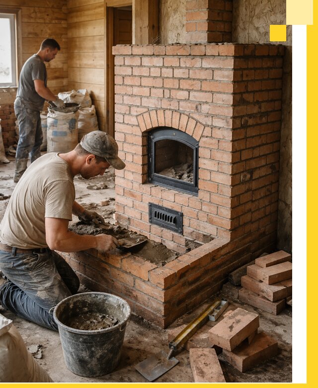 Профессиональное строительство печей в Елизове под ключ