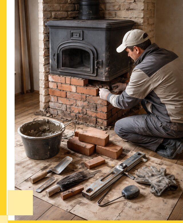 Ремонт печей в Елизове от 12154 р., услуги печника ЭриданЛзв