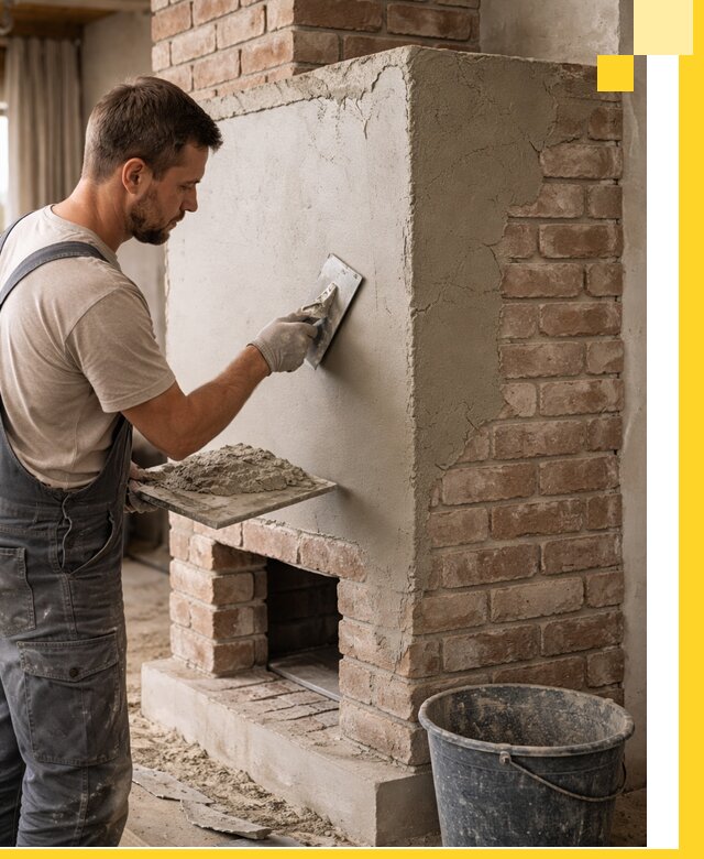 Отделка печей и облицовка каминов в Елизове под ключ