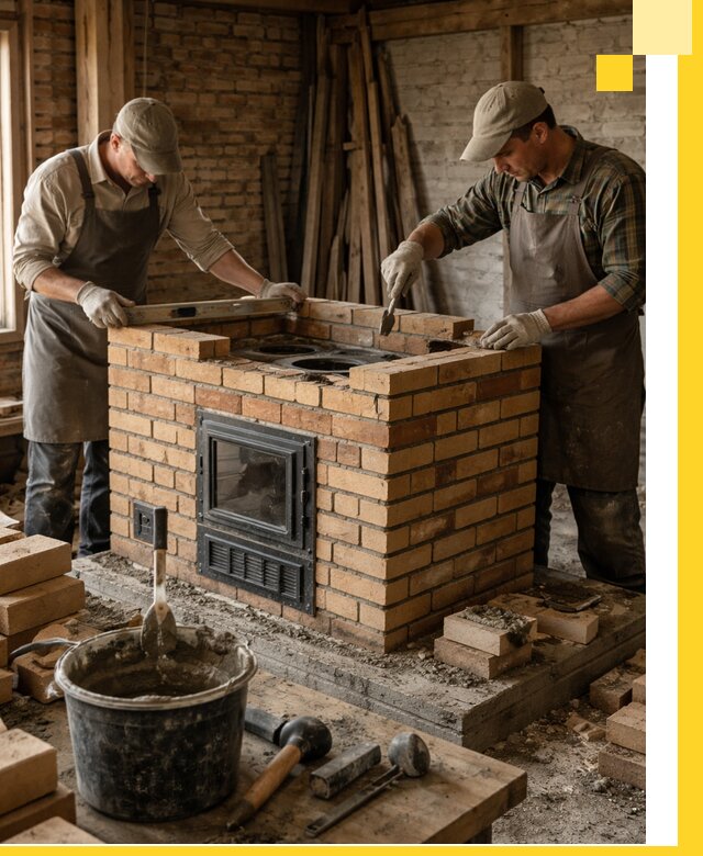 Изготовление и установка варочных печей под ключ в Елизове