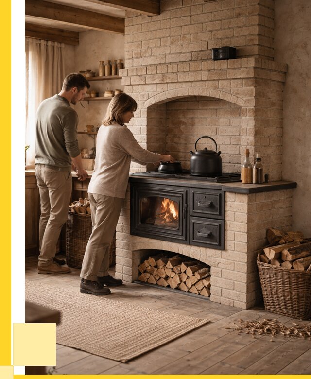 Печи с плитой в Елизове от 45576 р. | ЭриданЛзв — кирпичная печь