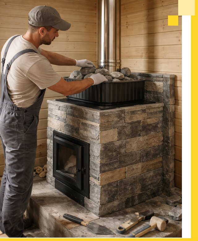 Печи для парной в Елизове, производство, монтаж и обслуживание