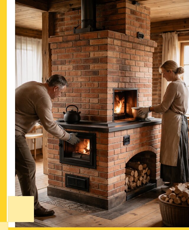 Печи для загородного дома под ключ в Елизове от 81024 р. | ЭриданЛзв