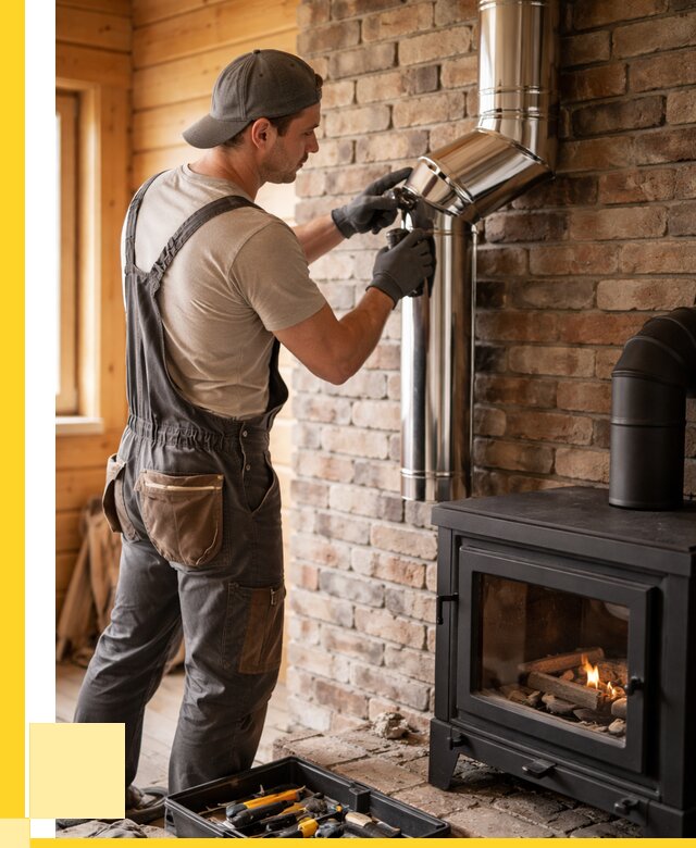 Монтаж дымоходов для печей в Елизове от 7596 р. | ЭриданЛзв