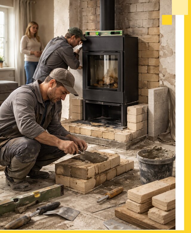 Печи и камины под ключ: проект, установка в Елизове