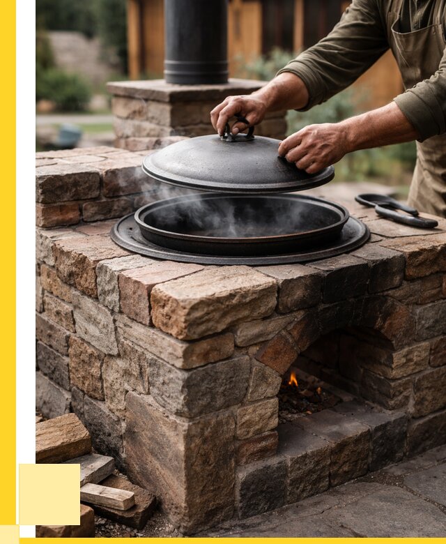 Печи для казана в Елизове по цене от 18230 р. | ЭриданЛзв