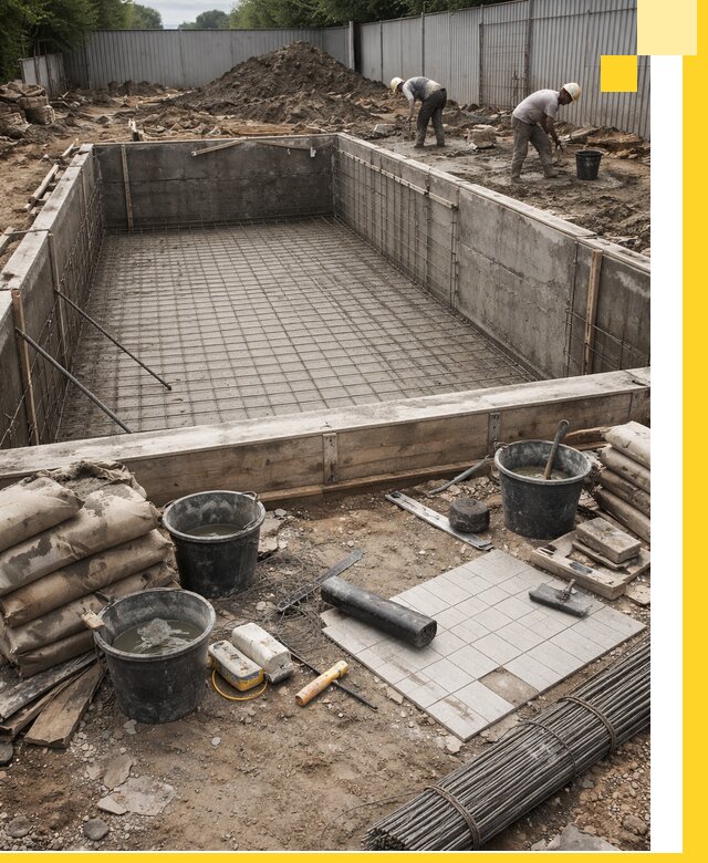 Строительство бассейнов под ключ в Елизове, дизайн и монтаж