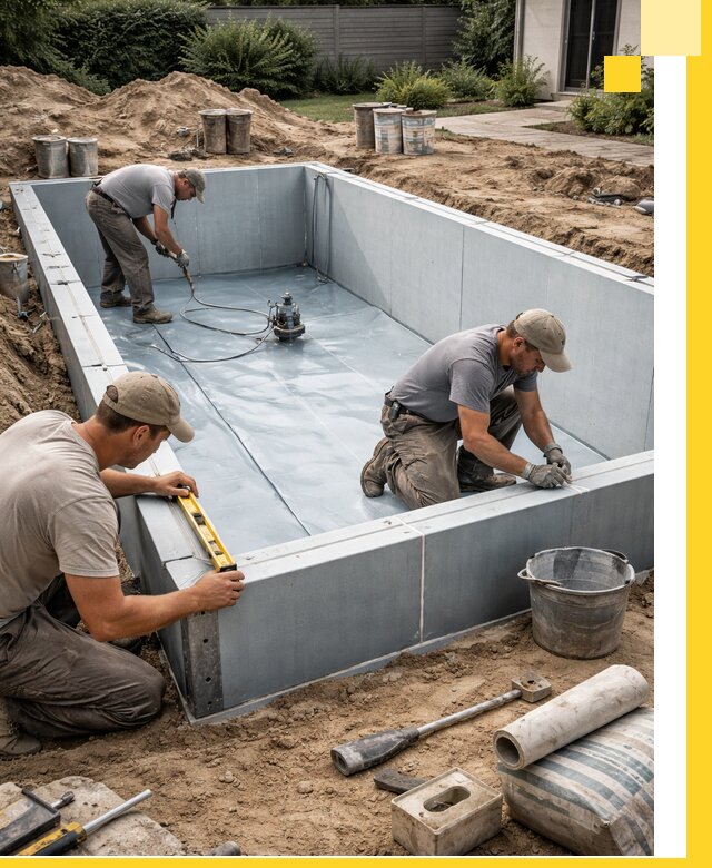 Профессиональный монтаж бассейнов под ключ в Елизове с гарантией