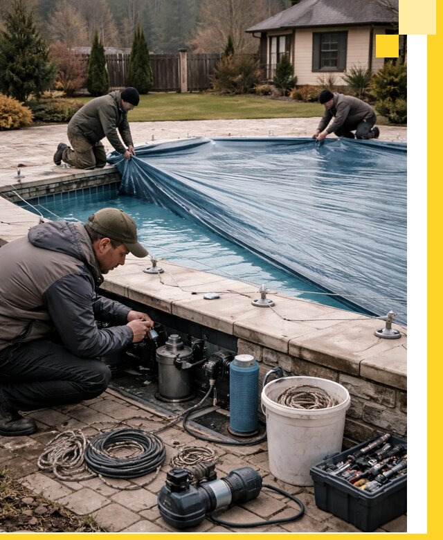 Консервация бассейнов в Елизове: подготовка к длительному хранению