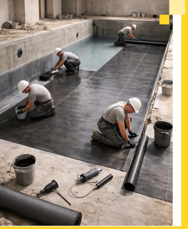 Профессиональная гидроизоляция бассейнов и чаш в Елизове под ключ