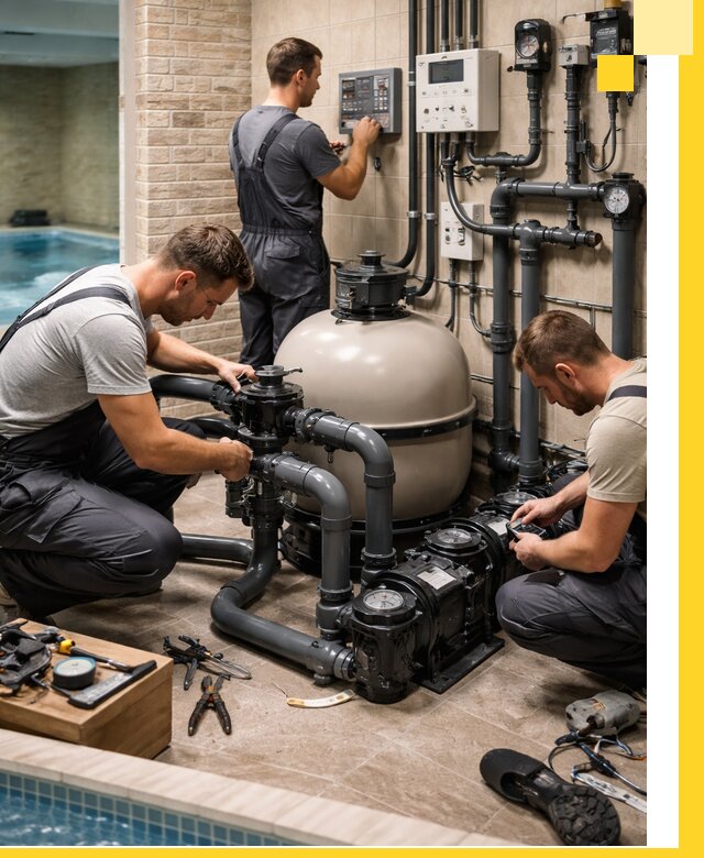 Комплексное оборудование для бассейнов под ключ в Елизове