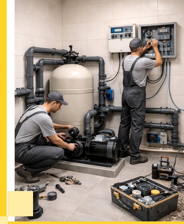 Монтаж оборудования для бассейнов в Елизове от 40512 р. | ЭриданЛзв