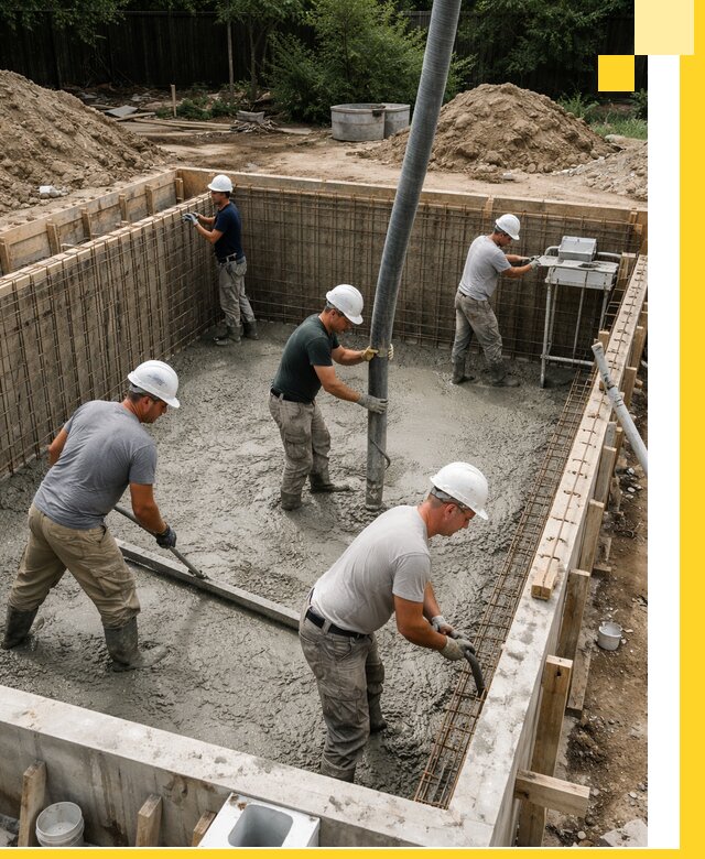 Строительство бетонных бассейнов под ключ в Елизове