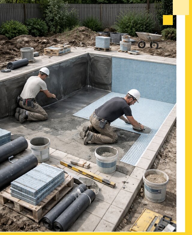 Проектирование и строительство стационарных бассейнов в Елизове