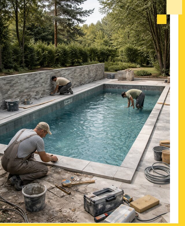 Проектирование и строительство частных бассейнов в Елизове