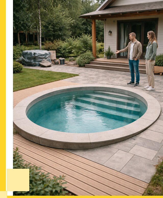 Бассейн на даче под ключ в Елизове от 202560 р., ЭриданЛзв