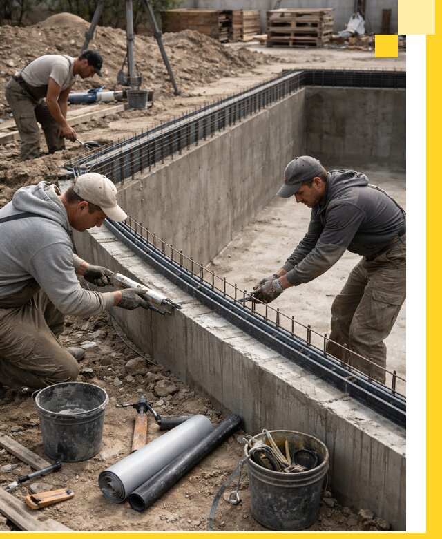 Качественный монтаж чаши бассейна в Елизове под ключ с гарантией