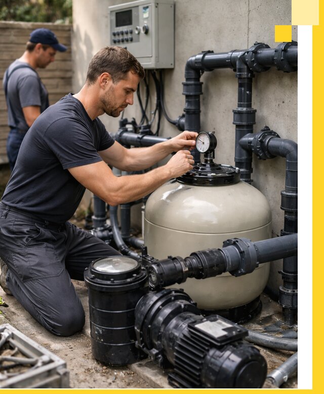 Поставка и монтаж фильтровального оборудования для бассейнов в Елизове