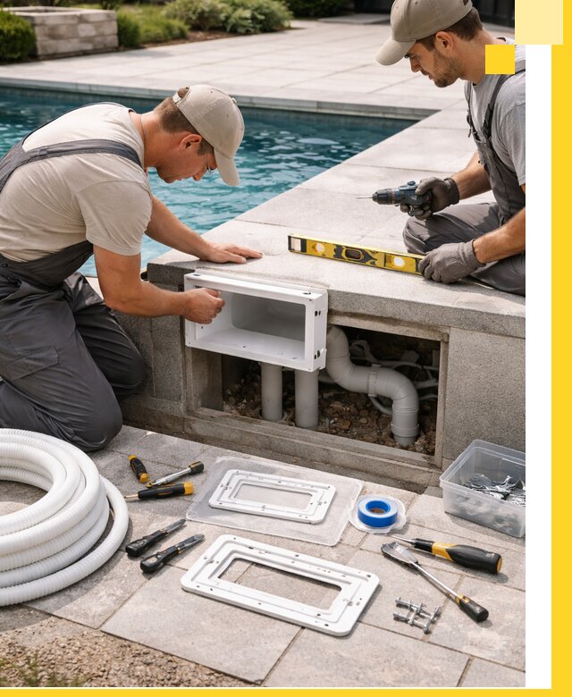 Поставка и установка скиммеров для бассейнов в Елизове