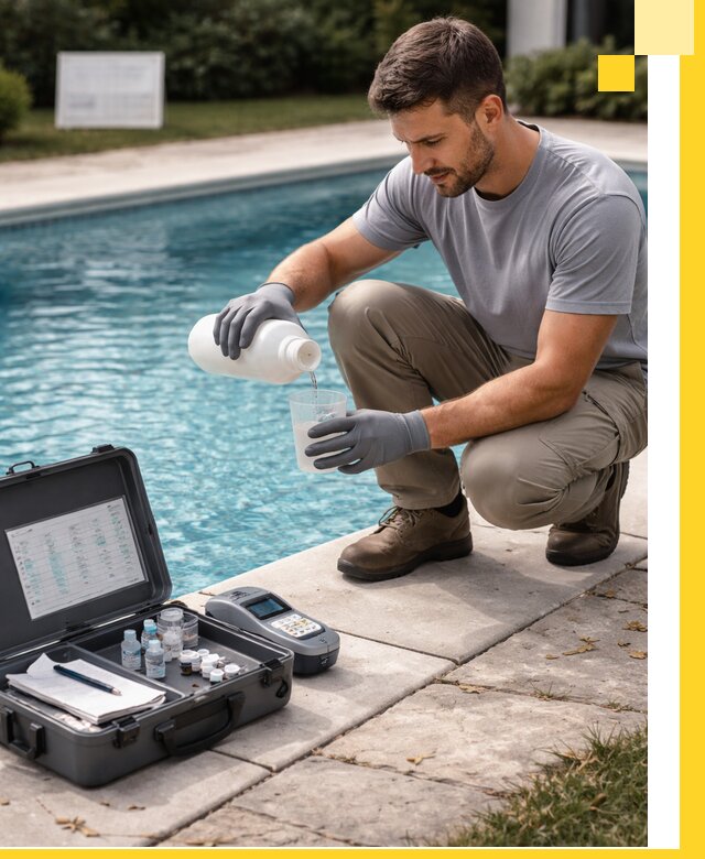 Профессиональная дезинфекция воды в бассейне в Елизове