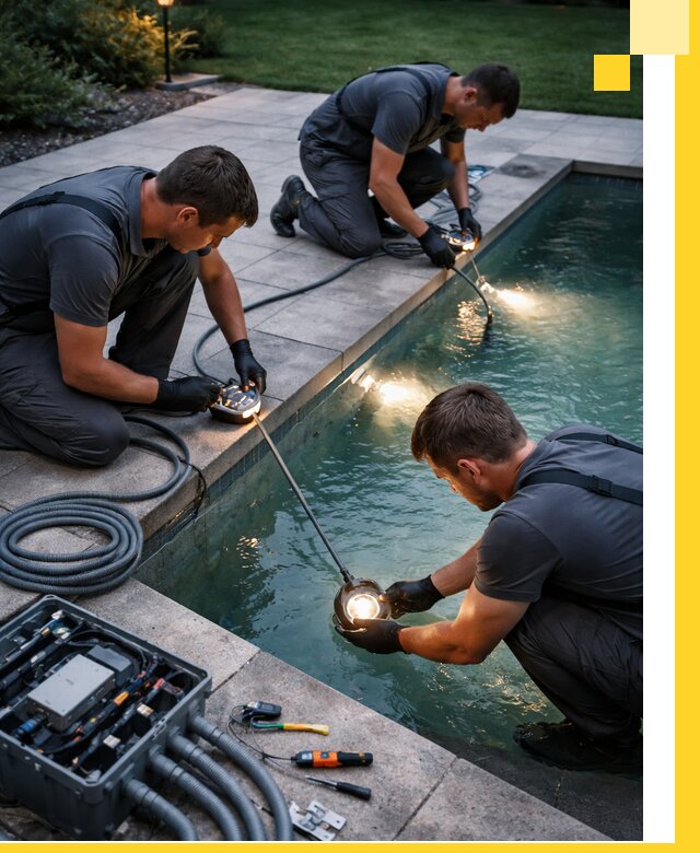 Профессиональное освещение бассейнов в Елизове: дизайн и монтаж