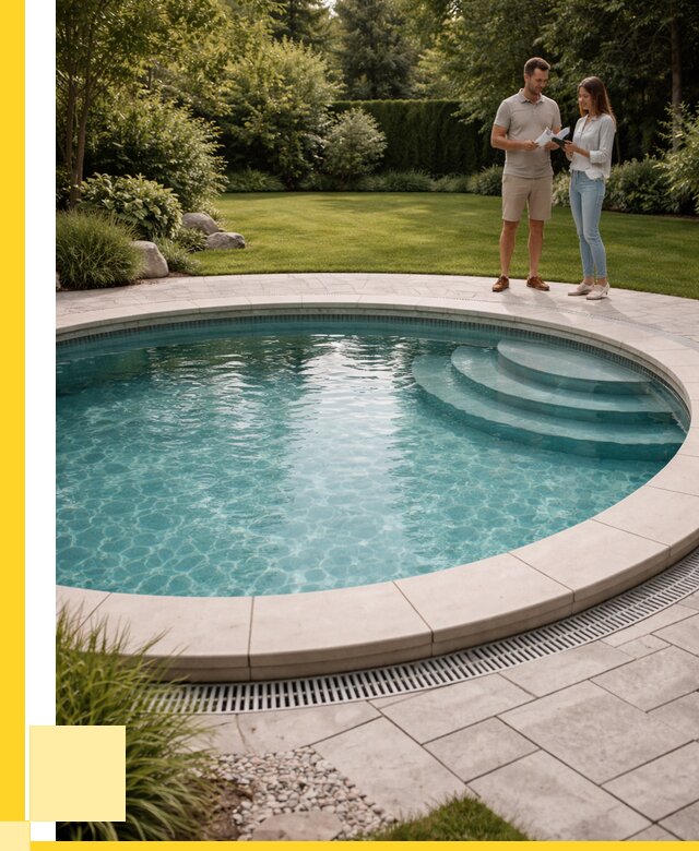 Круглые каркасные бассейны купить в Елизове от 253200 р. | ЭриданЛзв