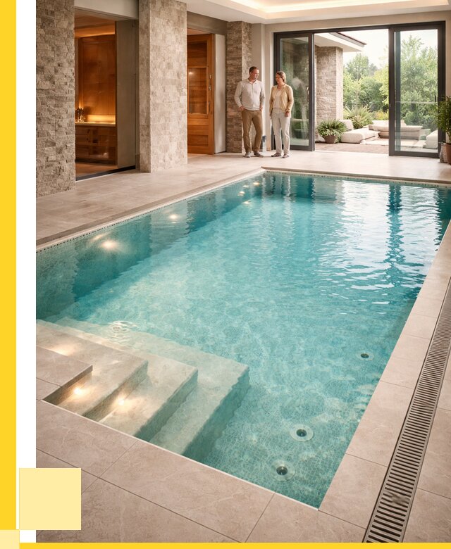 Бассейн во дворе в Елизове: проект, отделка от 1215360 р. | ЭриданЛзв