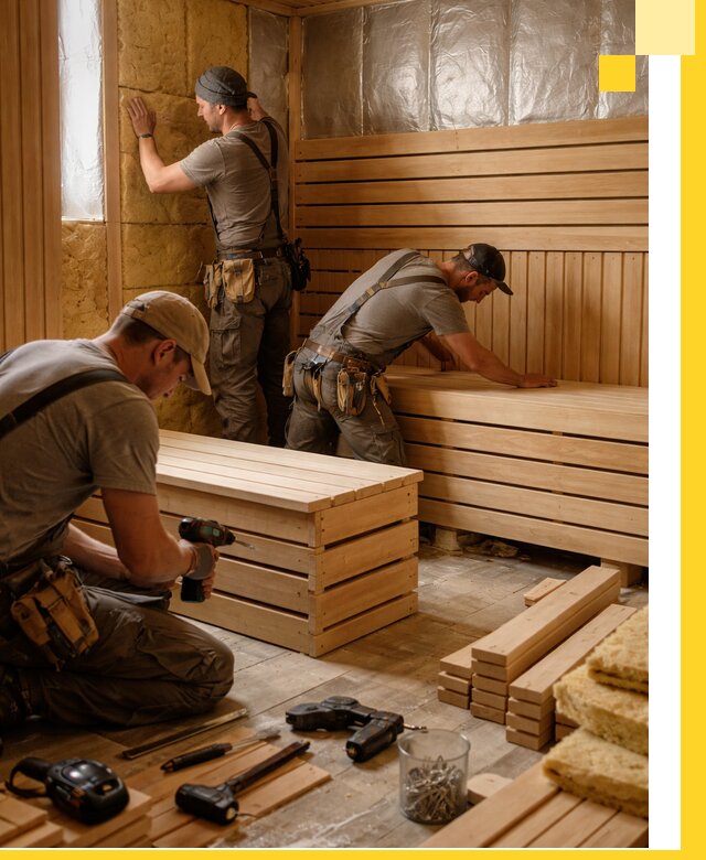 Профессиональное строительство саун под ключ в Елизове