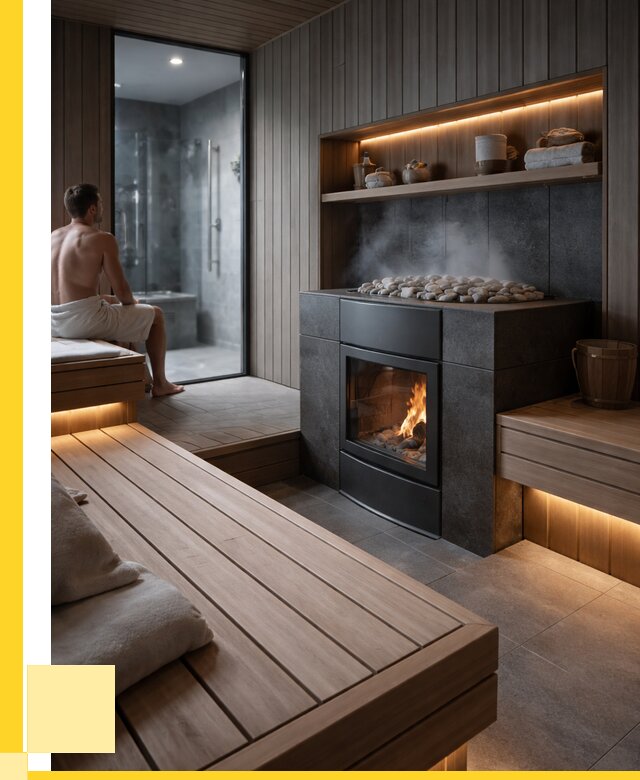 Проект сауны в частном доме в Елизове от 35448 р. | ЭриданЛзв
