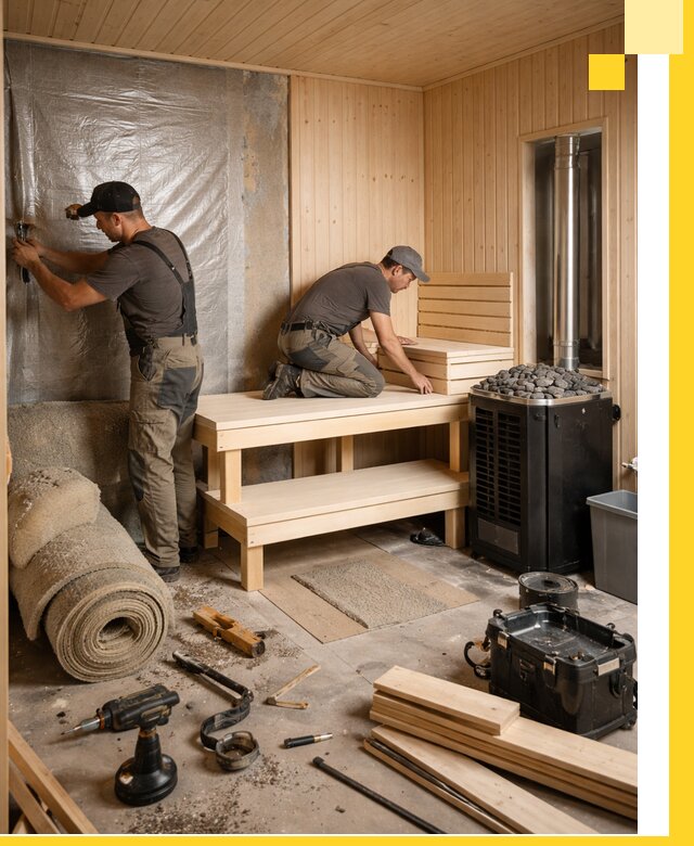 Проекты саун под ключ в Елизове дизайн и строительство