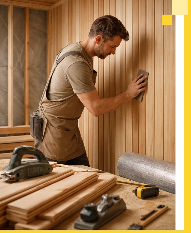 Профессиональная отделка саун и парных под ключ в Елизове