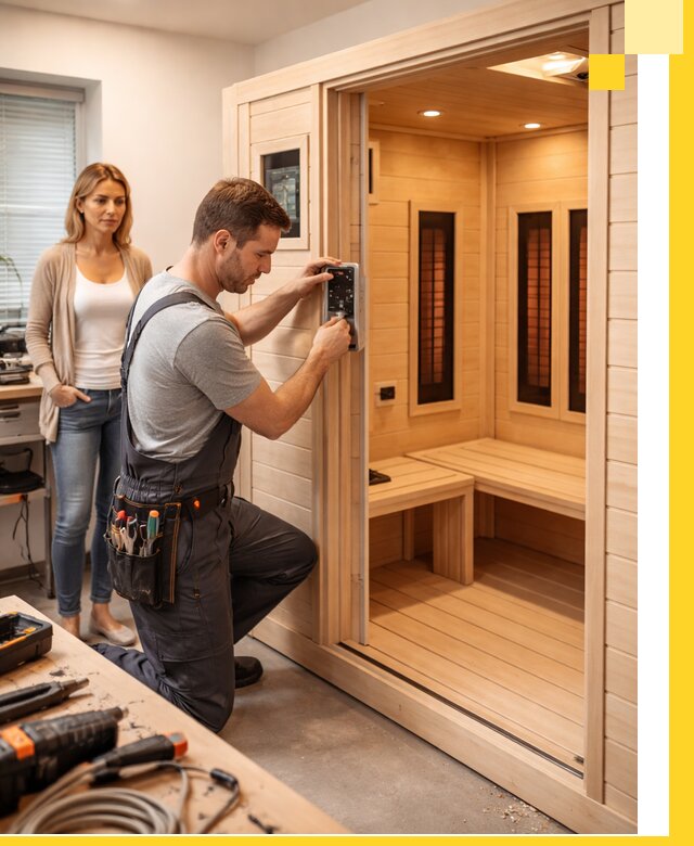 Инфракрасные сауны под ключ в Елизове продажа и установка