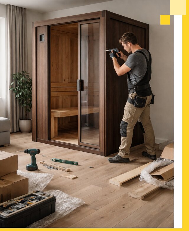 Установка и производство мини саун под ключ в Елизове