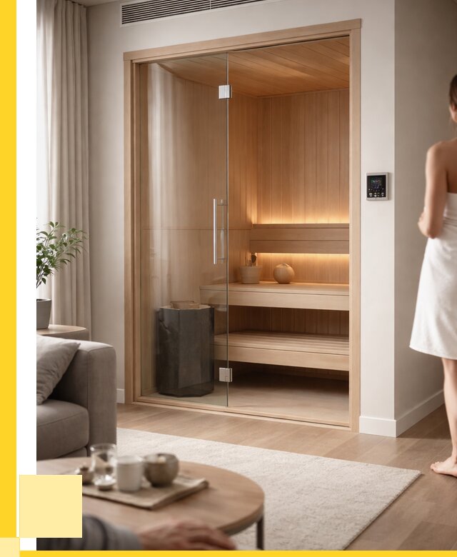 Сауна в квартире под ключ в Елизове от 121536 р. ЭриданЛзв