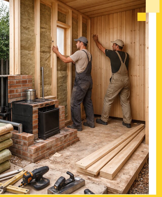 Строительство и установка дачных саун под ключ в Елизове