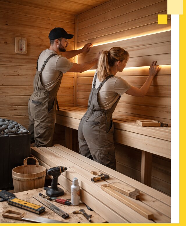 Дизайн саун и бань под ключ с индивидуальным проектом в Елизове