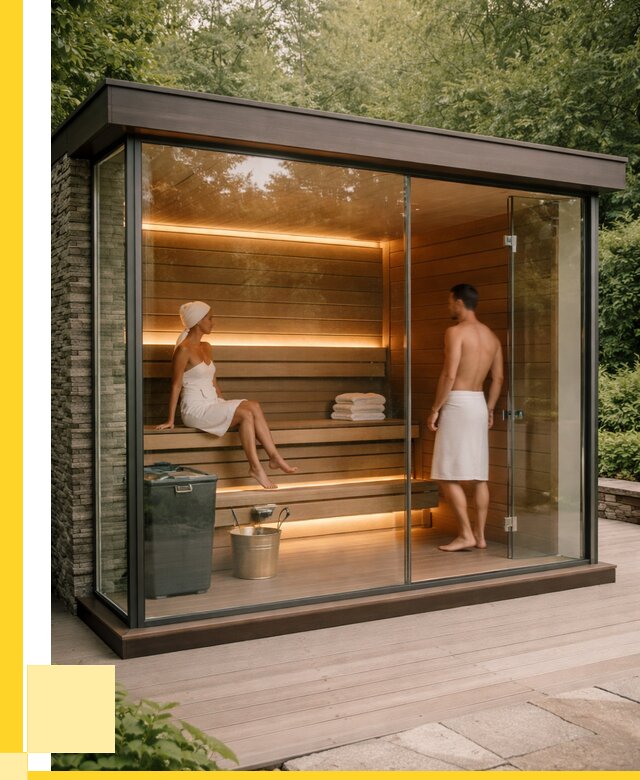 Сауна стеклянная и двери для сауны в Елизове от 253200 р. | ЭриданЛзв