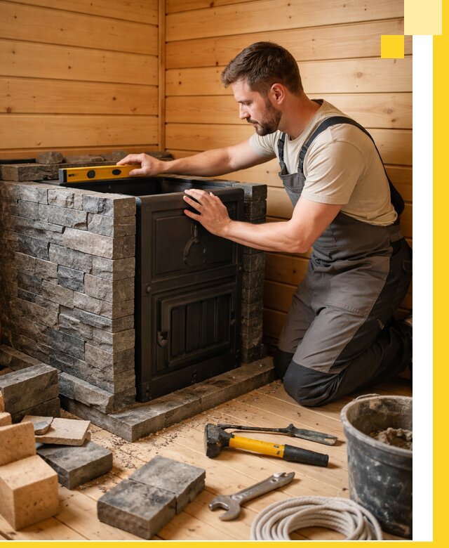 Производство и установка печей для саун под ключ в Елизове