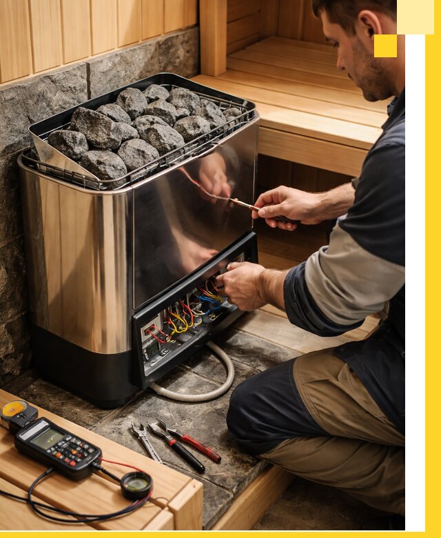 Продажа и установка электрокаменок для саун в Елизове