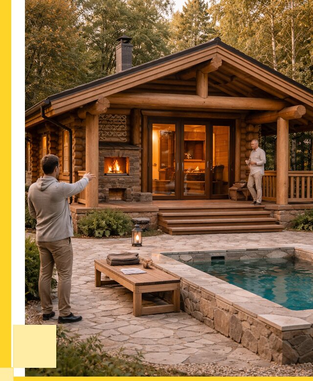 Проекты бань и хамам в Елизове от 25320 р. | ЭриданЛзв