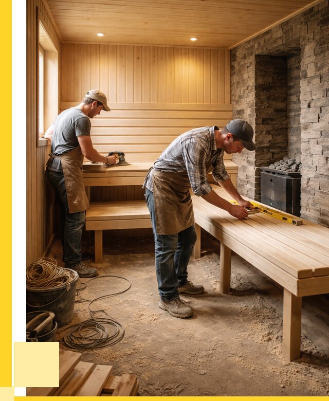 Отделка бани в Елизове: внутренняя отделка от 3038 р. | ЭриданЛзв