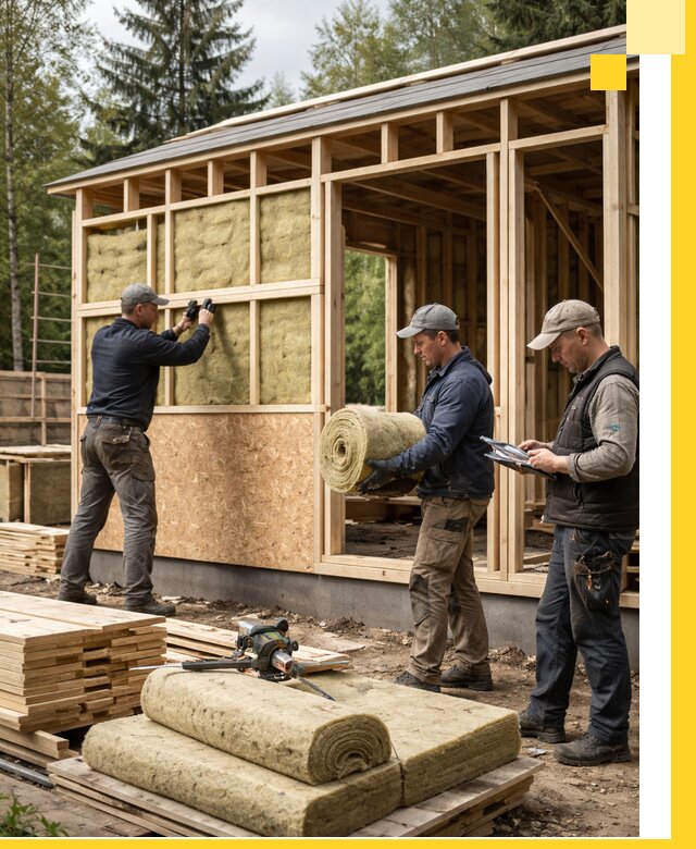 Проектирование и строительство каркасных бань в Елизове под ключ