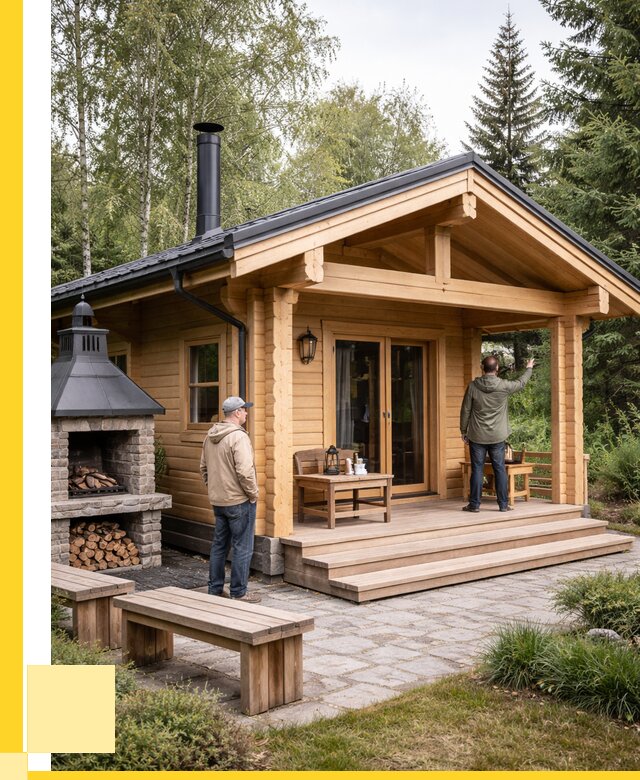 Деревянные бани под ключ в Елизове от 455760 р. | ЭриданЛзв